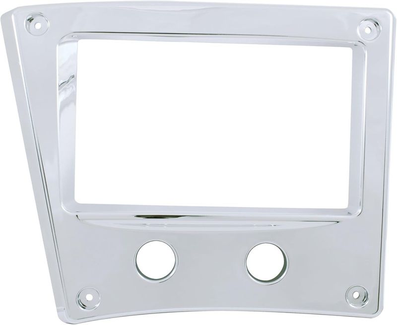 Part # 42301 Chrome plastic radio/ Air valve Trim for 2008 - 2017 Freightliner Cascadia