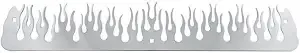 GG Part # 30270 Chrome 24" x 4" Flame bottom plate