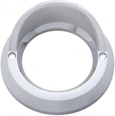 Part 10481 Chrome Plastic 2" Light Bezel With Visor