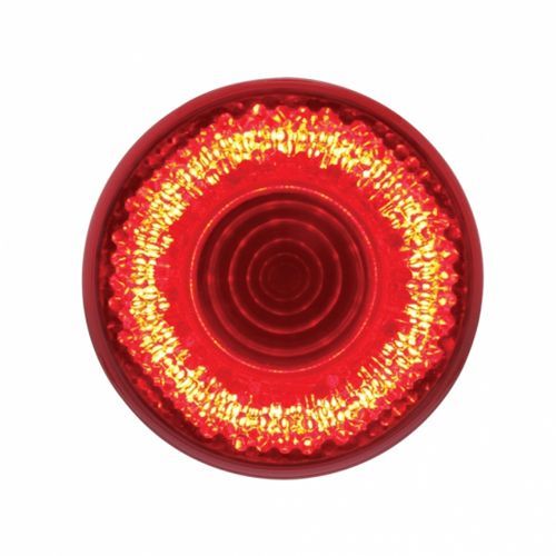 Part 36525 9 LED 2" Mirage Light Red LED with Red Lens