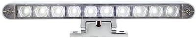Part 33017 10 White LED Light Bar Clear Lens with 180