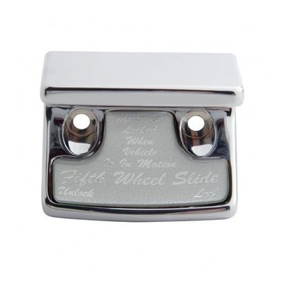 Part 21025 Chrome Freightliner 5th Wheel Switch Guard Silver Sticker