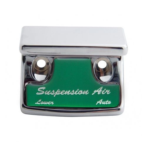 Part 21027 Chrome Freightliner Suspension Air Switch Guard Green Glossy Sticker
