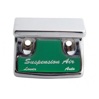 Part 21027 Chrome Freightliner Suspension Air Switch Guard Green Glossy Sticker