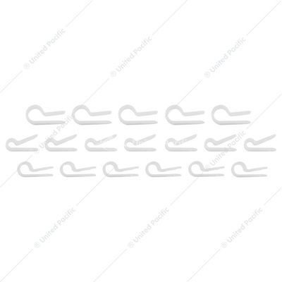 98265 1/8",3/16",1/4" I.D. Assorted Natural Nylon Cable Clamps (18-Pack)