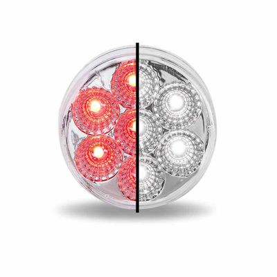 2″ Red Marker to White Auxiliary Round LED Light – 7 Diodes
