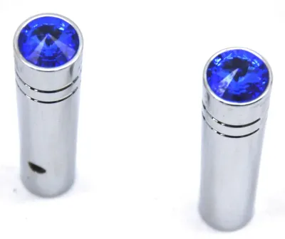Toggle Switch Extension with Blue Crystal on Top for Peterbilt (Pair) Toggle Switch Extension with Blue Crystal on Top for Peterbilt (Pair)
