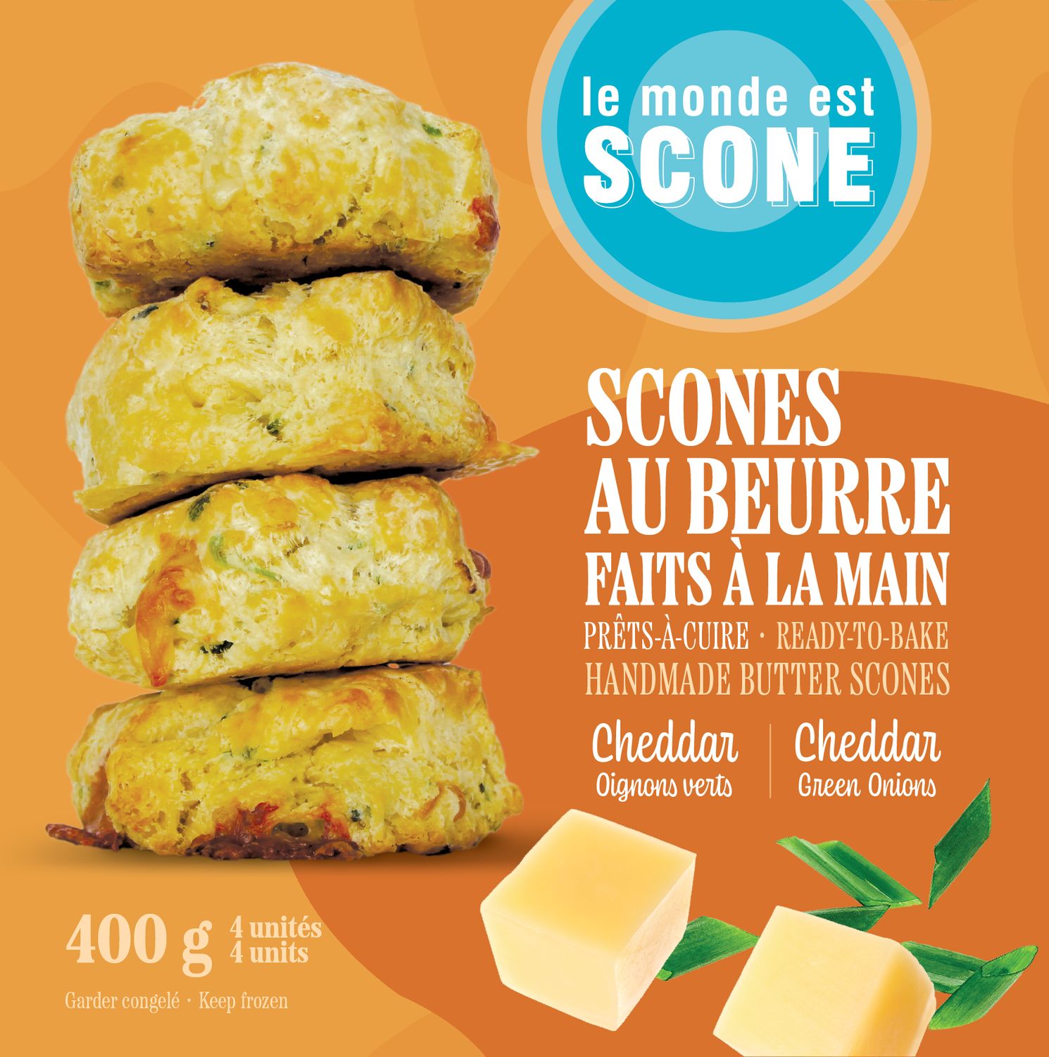 CHEDDAR scones - READY-TO-BAKE