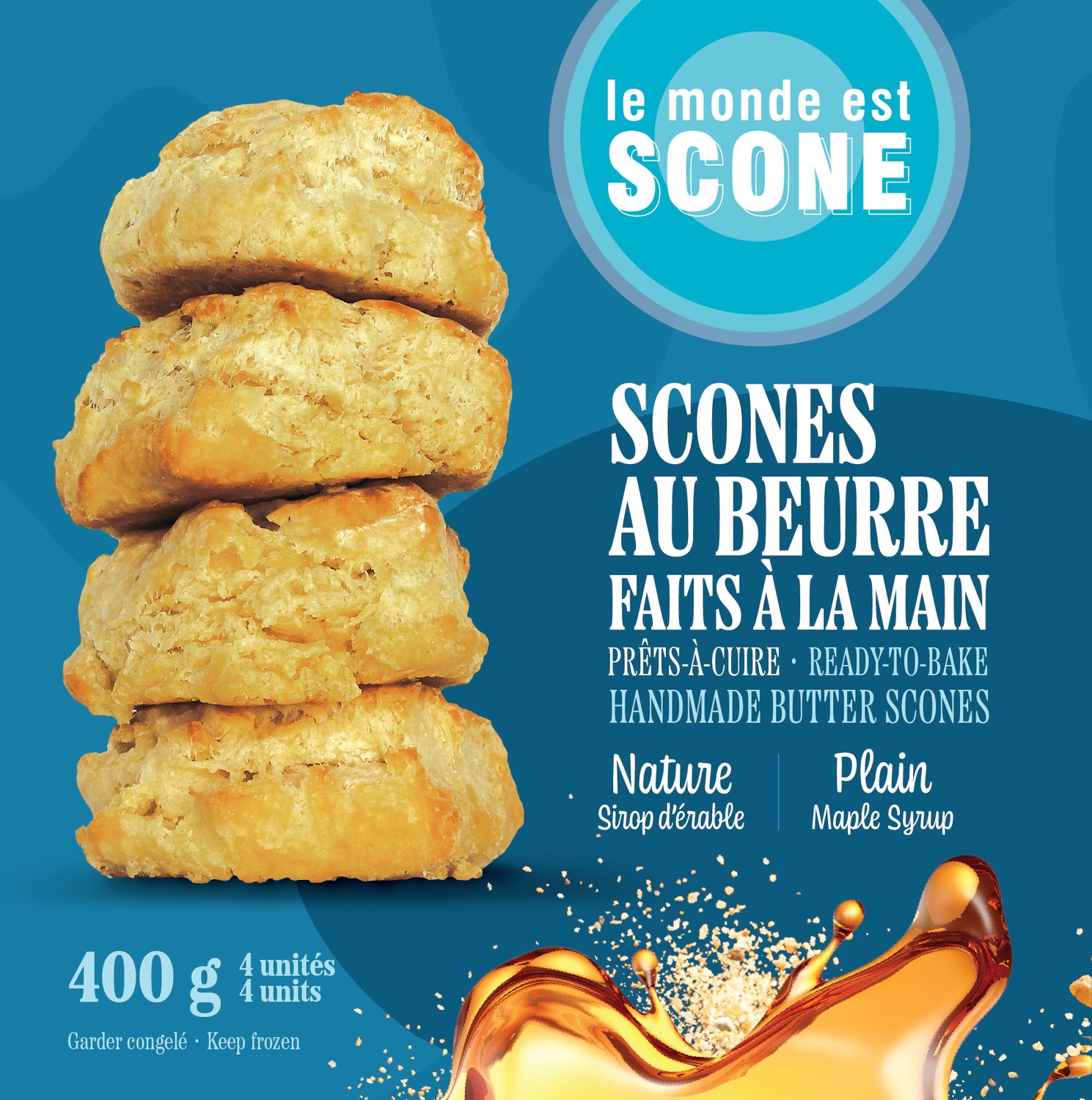 PLAIN scones - READY-TO-BAKE