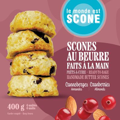 CRANBERRY scones - READY-TO-BAKE