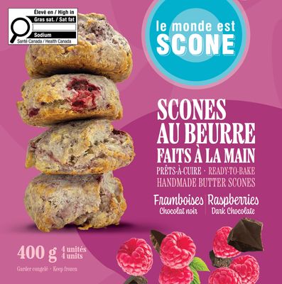 RASPBERRY scones - READY-TO-BAKE