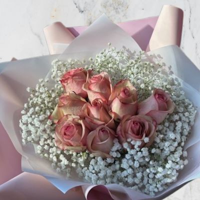 Peachy Petals Rose BQT