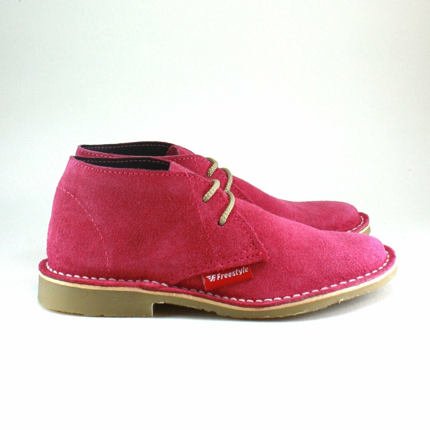 cerise pink suede shoes
