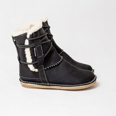 Annabelle Black Wool-lined Winter boot