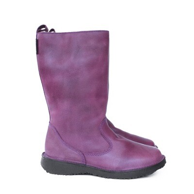 Eskimo Purple wool-lined ladies leather boot Eskimo Purple wool-lined ladies leather boot