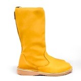 Eskimo Yellow wool-lined ladies leather boot