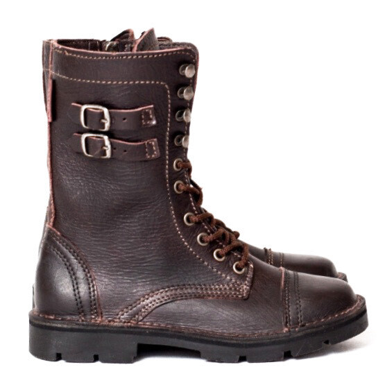 Combat Boot Kudu Brown