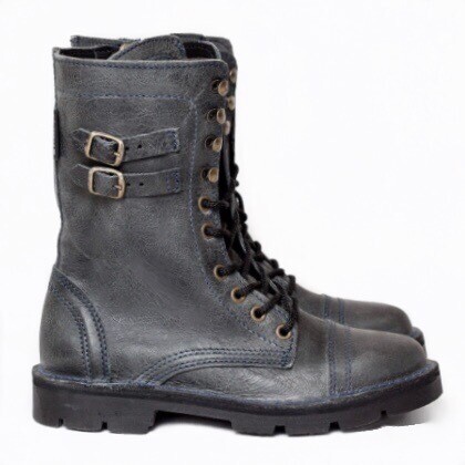 Combat Boot Denim