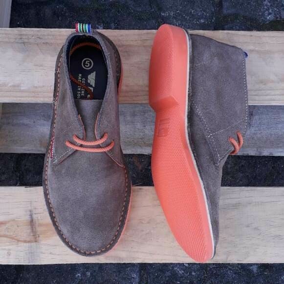 Rainbow Veldskoen Suede Khaki / Orange Rainbow Veldskoen Suede Khaki / Orange