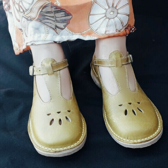 Baby Doll Yellow Aviator - Freestyle Mary Jane School Shoes