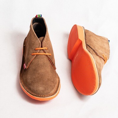 Rainbow Veldskoen Suede Khaki / Orange Rainbow Veldskoen Suede Khaki / Orange