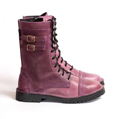 Combat Boot Purple