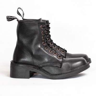 Michaela Women&#39;s Premium Leather Boot Black