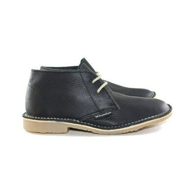 Veldskoen Full-Grain Leather Bundu Black Veldskoen Full-Grain Leather Bundu Black
