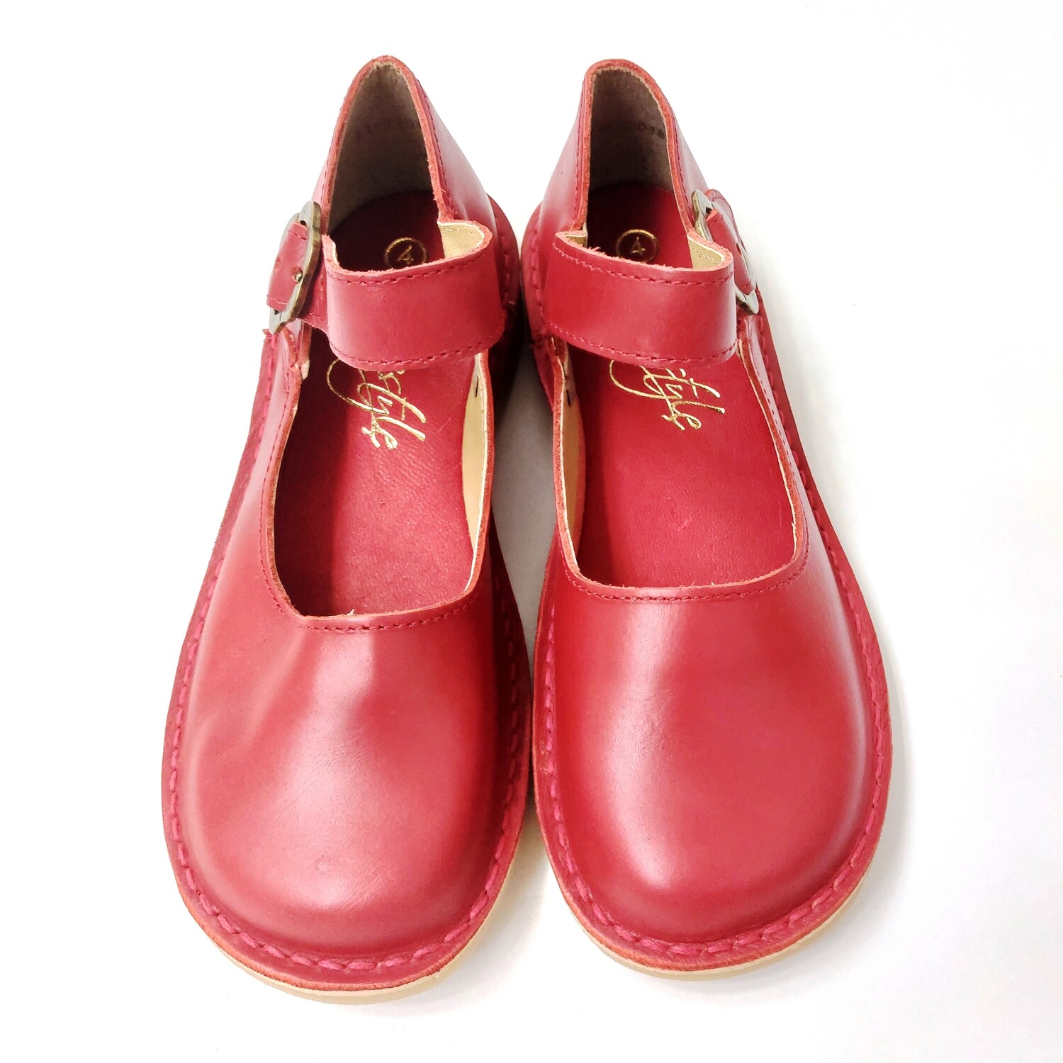 Alice Red - Handmade Mary Jane toecap ladies shoe