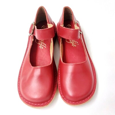 Alice Red - Handmade Mary Jane toecap ladies shoe