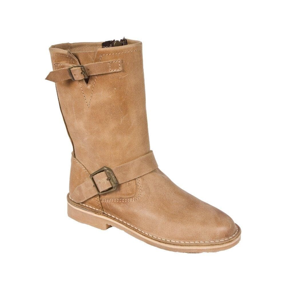 Rigger Ladies Premium Leather Boot Beige