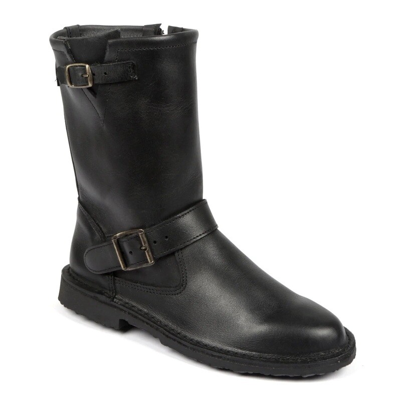 Rigger Ladies Premium Leather Boot Black Rigger Ladies Premium Leather Boot Black