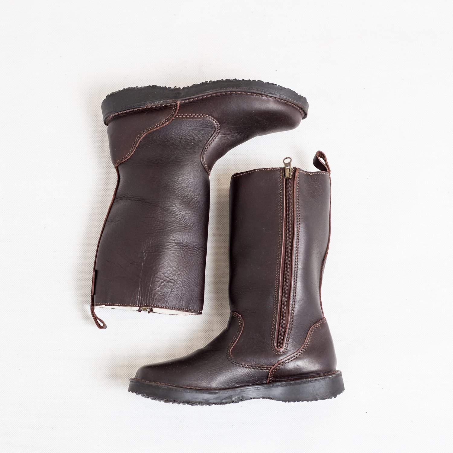 Eskimo Turquoise wool-lined ladies leather boot