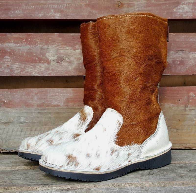 Eskimo Nguni Hair-on wool-lined ladies boot