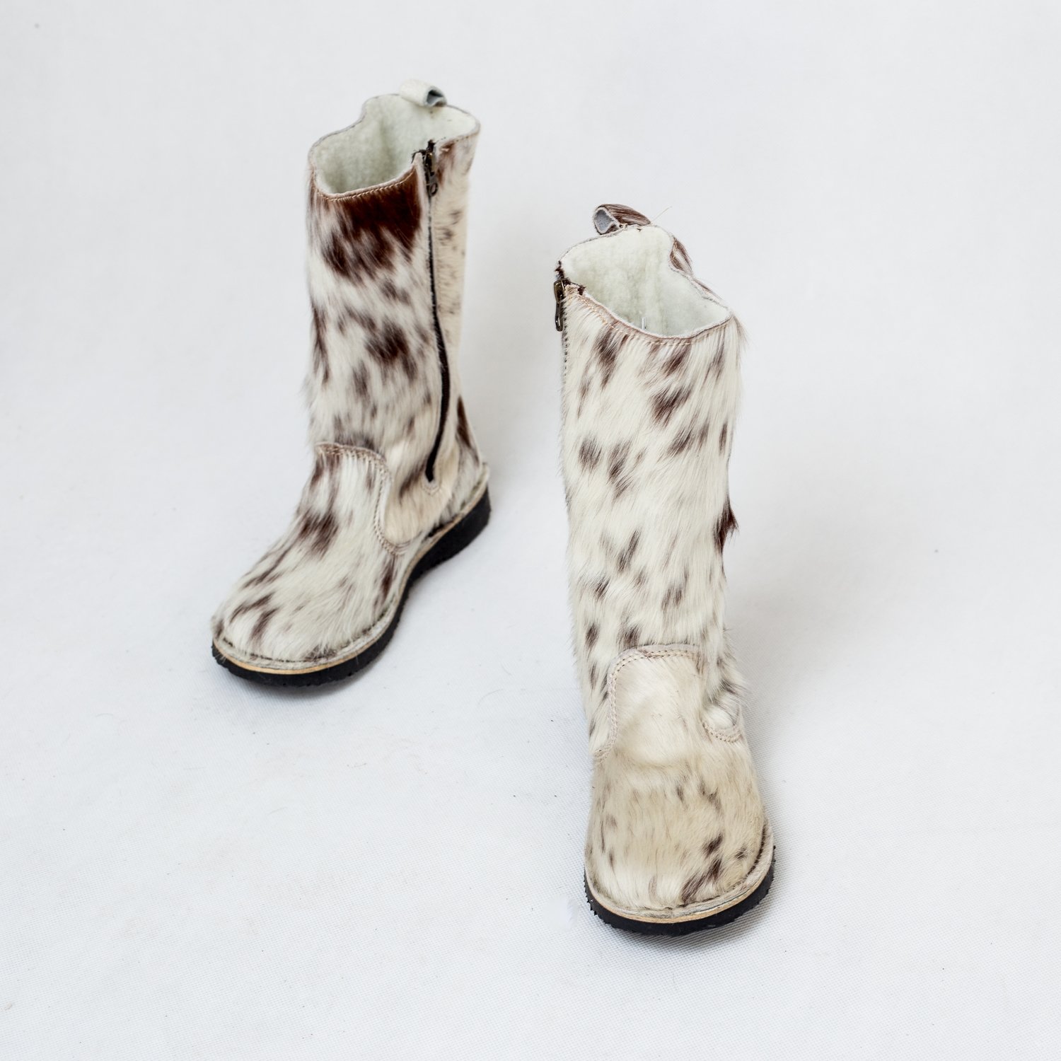 Eskimo Nguni Hair-on wool-lined ladies boot