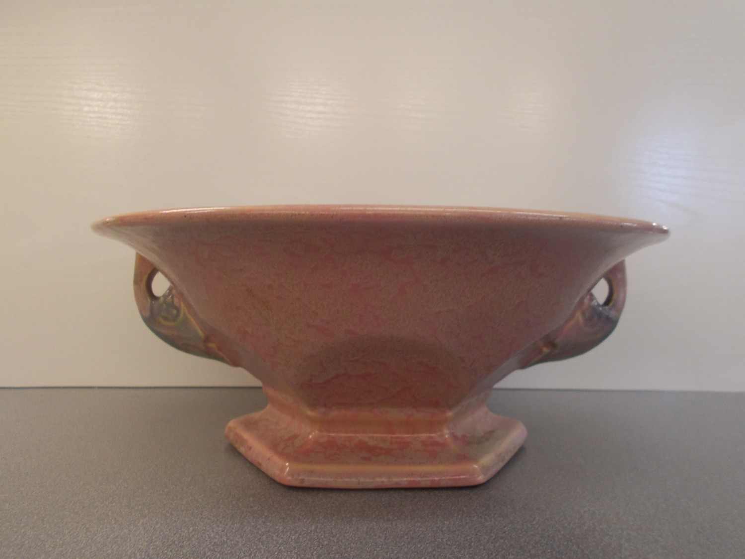 Vintage Roseville Bowl and Flower Frog