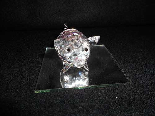 Crystal Pig Ornament