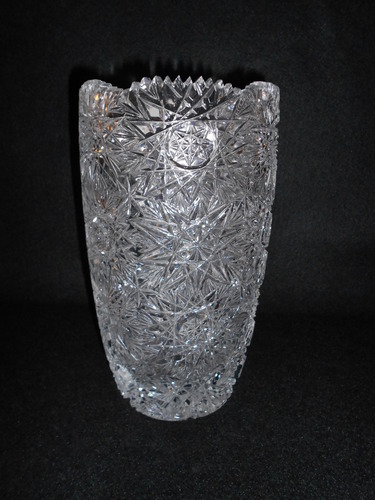 Vintage Crystal Cut Vase