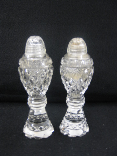 Czech Crystal Salt Shakers