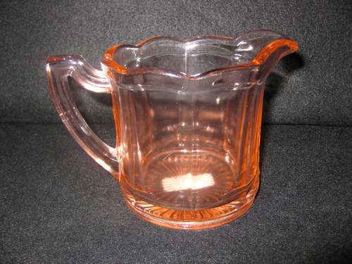 Pink Depression Glass Creamer