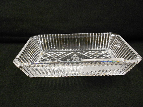 Waterford Rectangle Tray With Shamrocks