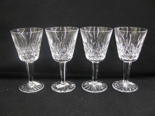 4-Piece Waterford Crystal Wine Glasses