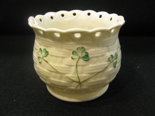 Belleek Basket Bowl