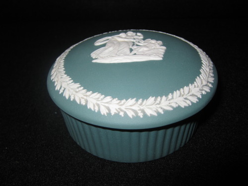 Wedgwood Teal Trinket Box