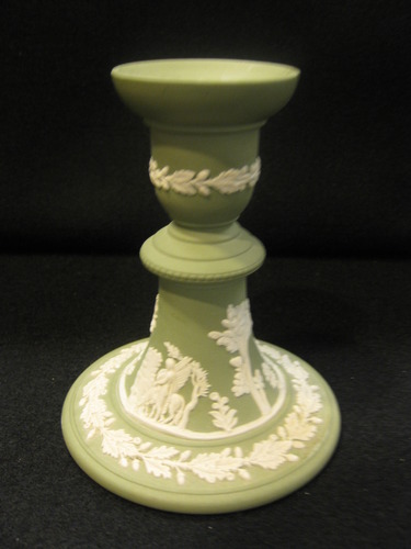Wedgwood Green Candle Holder