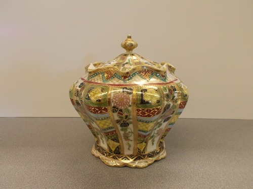 Antique Nippon Biscuit Jar
