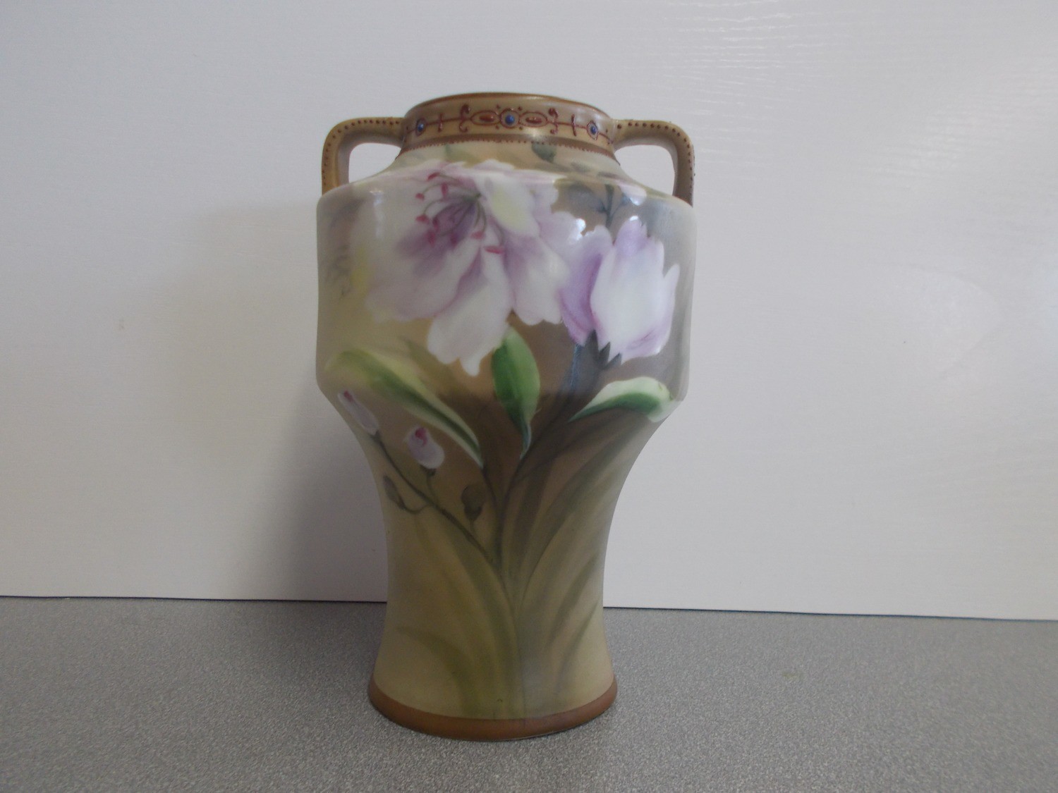 Hand Painted Nippon Vase