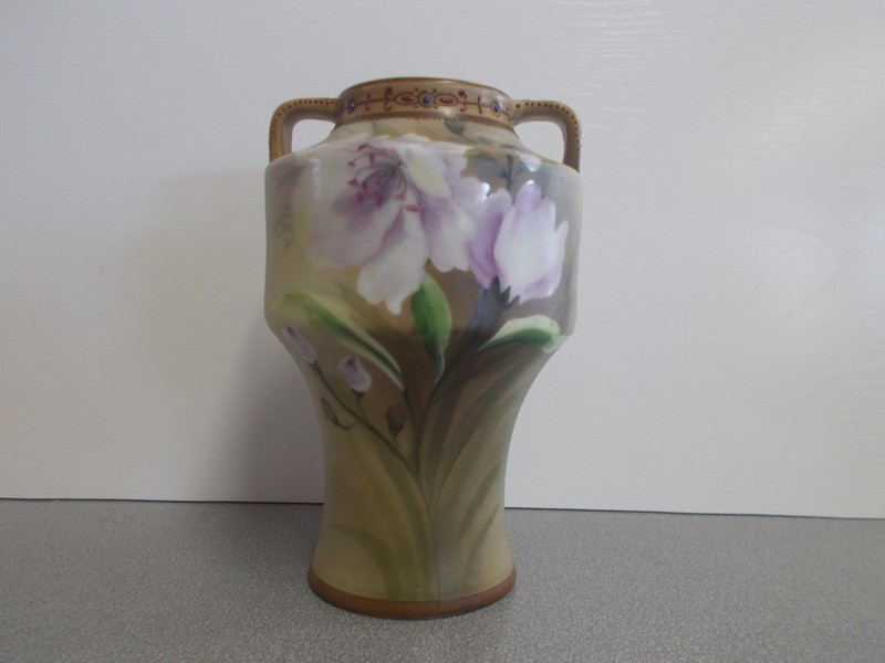 Hand Painted Nippon Vase