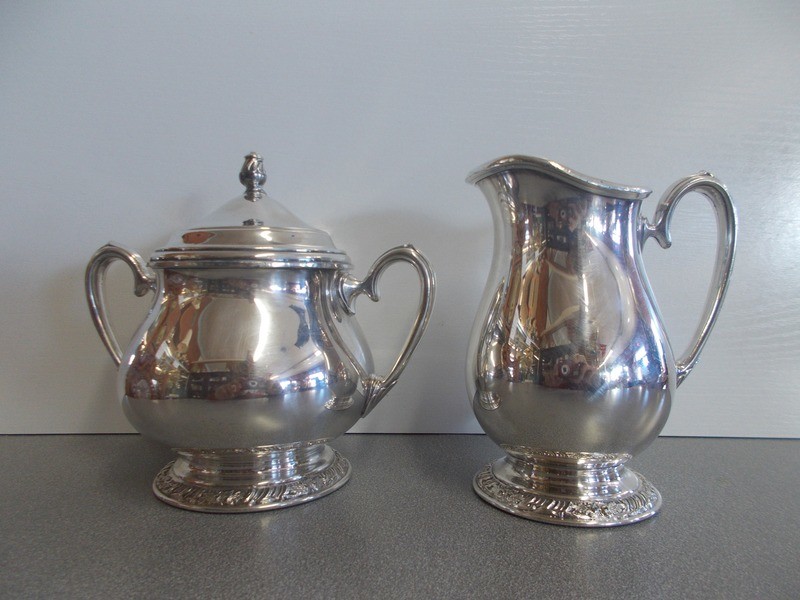 Vintage Cream and Sugar Set