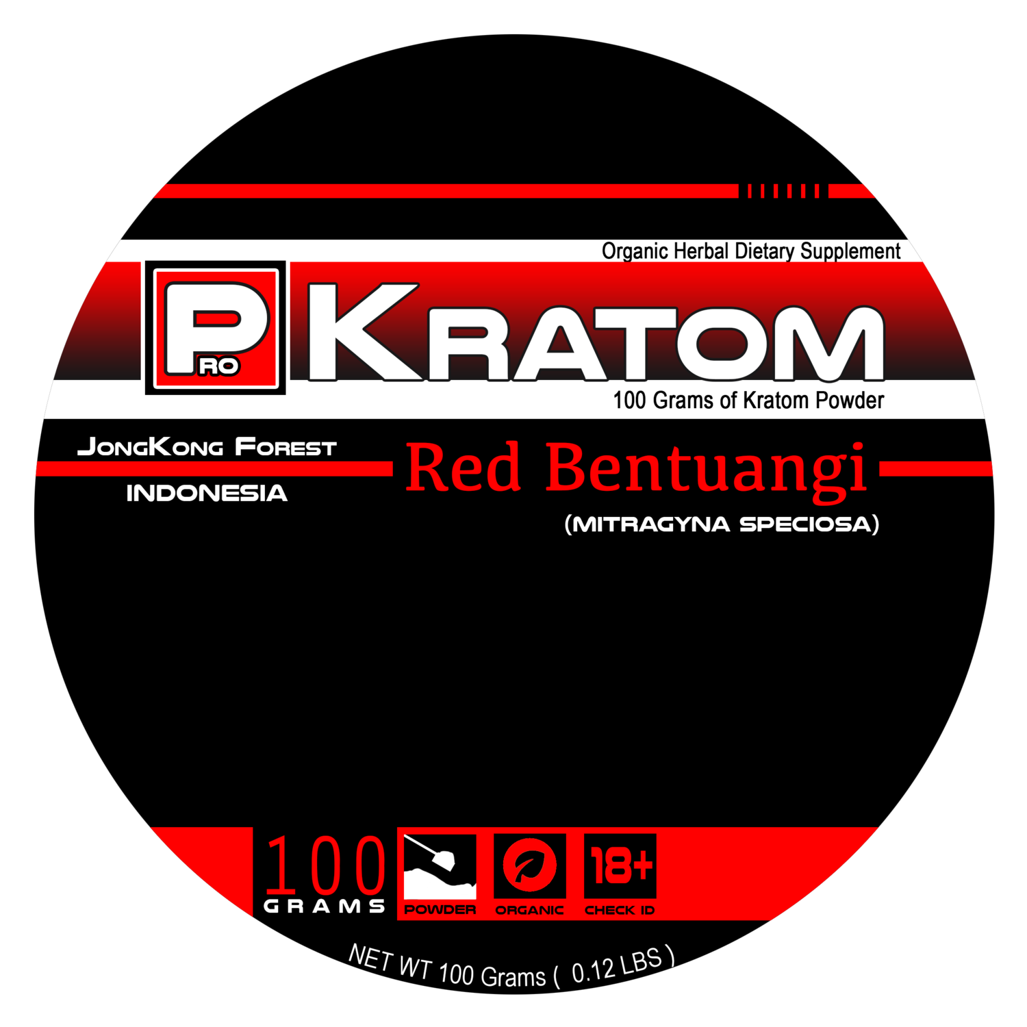 Pro Kratom - Red Bentuangi